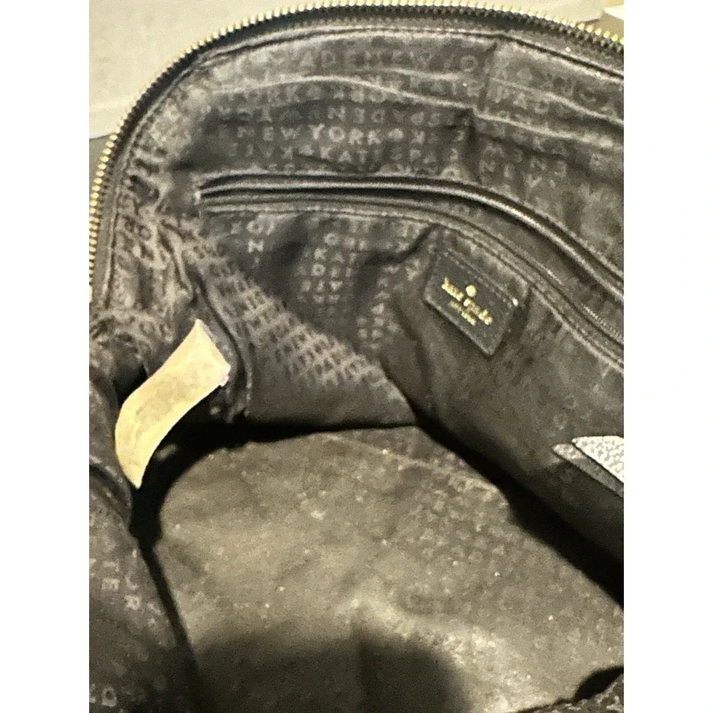 Kate Spade Black Leather Purse (missing‎ Strap)